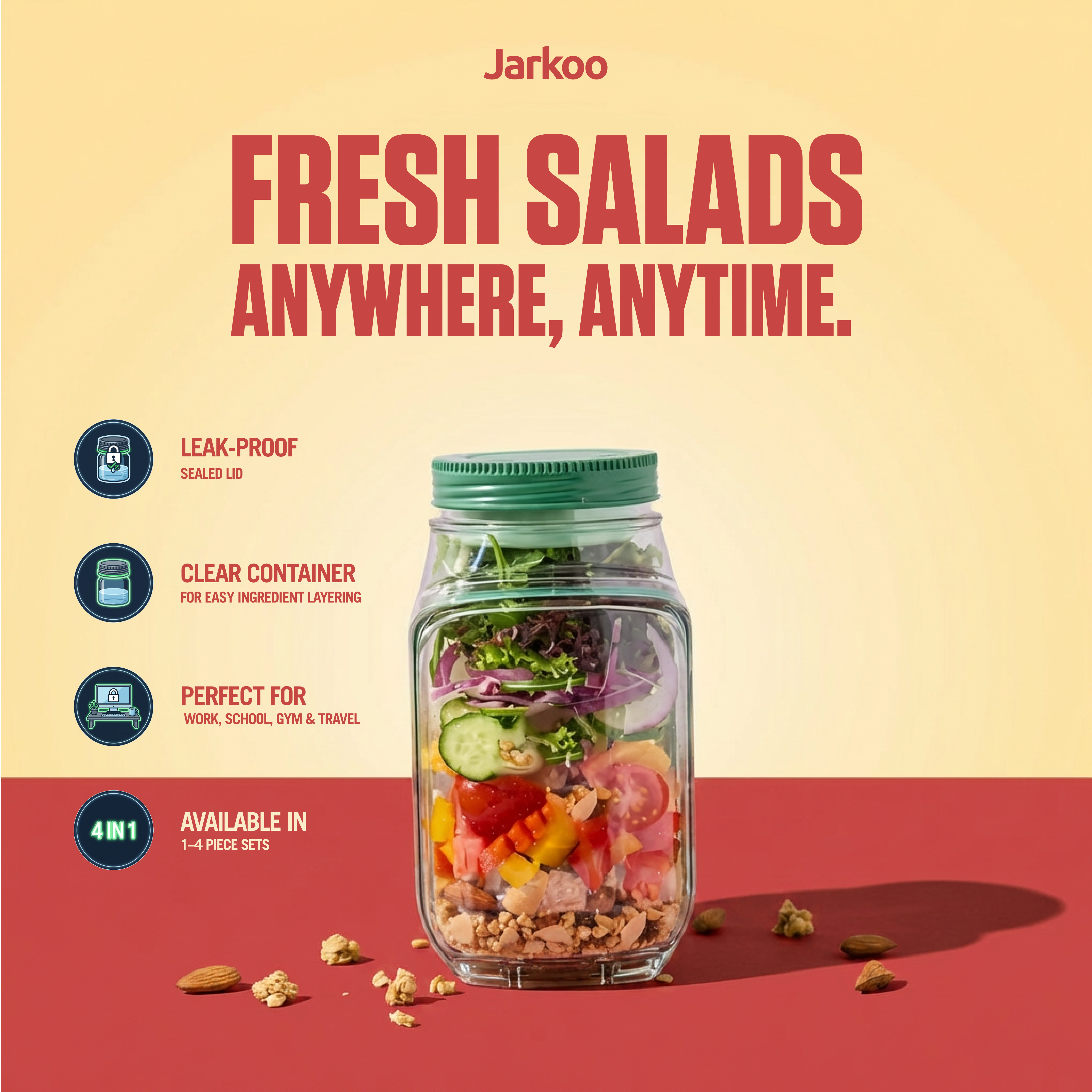 Portable Salad Container